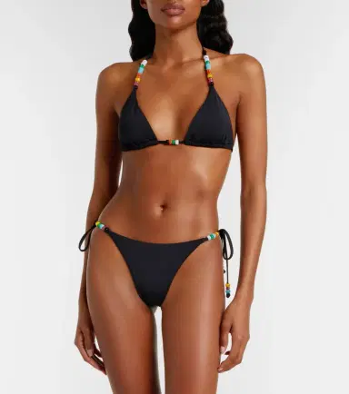 Staud Lido beaded bikini top | Thumbnail 2 Staud Lido beaded bikini top | Thumbnail 2