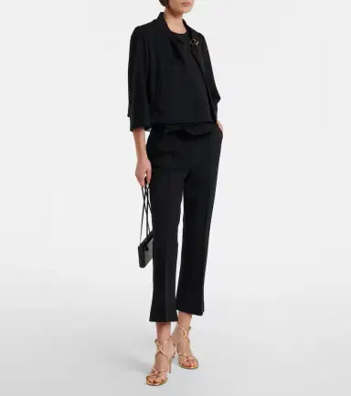 Dorothee Schumacher Emotional Essence jersey cropped jacket | Thumbnail 4 Dorothee Schumacher Emotional Essence jersey cropped jacket | Thumbnail 4