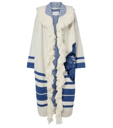 Dorothee Schumacher Poppy Garden fringed jacquard coat | Thumbnail 1 Dorothee Schumacher Poppy Garden fringed jacquard coat | Thumbnail 1