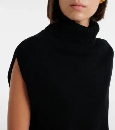 Jardin des Orangers Turtleneck wool and cashmere sweater vest | Thumbnail 3 Jardin des Orangers Turtleneck wool and cashmere sweater vest | Thumbnail 3