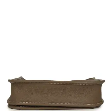 HERMÈS Hermes Evelyne 23 Etoupe Clemence Gold Hardware | Thumbnail 6 HERMÈS Hermes Evelyne 23 Etoupe Clemence Gold Hardware | Thumbnail 6