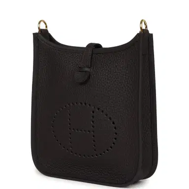 HERMÈS Hermes Evelyne TPM Prunoir Clemence Gold Hardware | Thumbnail 5 HERMÈS Hermes Evelyne TPM Prunoir Clemence Gold Hardware | Thumbnail 5