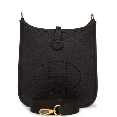 HERMÈS Hermes Evelyne TPM Prunoir Clemence Gold Hardware | Thumbnail 1 HERMÈS Hermes Evelyne TPM Prunoir Clemence Gold Hardware | Thumbnail 1