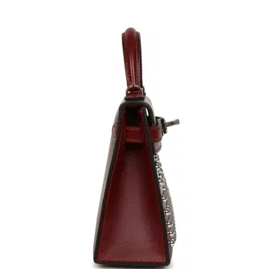 HERMÈS Hermes Kelly Sellier 20 Clouté Rouge H Box Palladium Hardware | Thumbnail 3 HERMÈS Hermes Kelly Sellier 20 Clouté Rouge H Box Palladium Hardware | Thumbnail 3