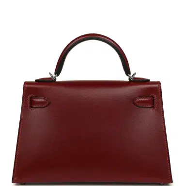 HERMÈS Hermes Kelly Sellier 20 Clouté Rouge H Box Palladium Hardware | Thumbnail 4 HERMÈS Hermes Kelly Sellier 20 Clouté Rouge H Box Palladium Hardware | Thumbnail 4