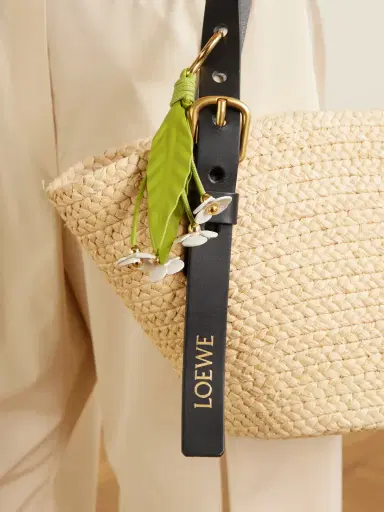 Loewe + Paula Ibiza Strawberry Flower Leather Charm | Thumbnail 2 Loewe + Paula Ibiza Strawberry Flower Leather Charm | Thumbnail 2