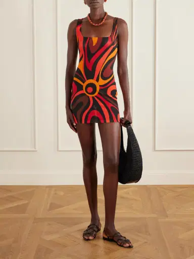 PUCCI Printed Mesh Mini Dress | Thumbnail 2 PUCCI Printed Mesh Mini Dress | Thumbnail 2