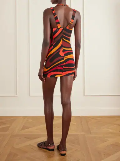 PUCCI Printed Mesh Mini Dress | Thumbnail 3 PUCCI Printed Mesh Mini Dress | Thumbnail 3