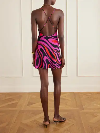 PUCCI Printed Stretch-jersey Mini Dress | Thumbnail 3 PUCCI Printed Stretch-jersey Mini Dress | Thumbnail 3