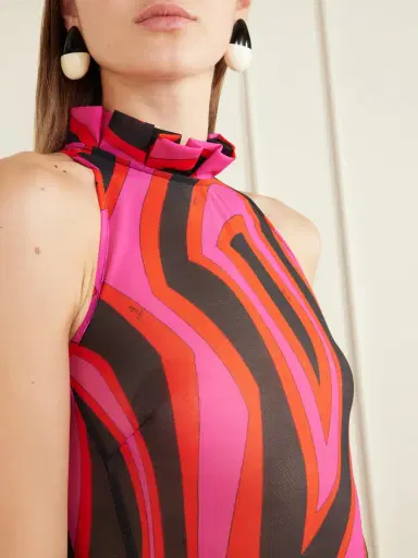 PUCCI Printed Mesh Maxi Dress | Thumbnail 4 PUCCI Printed Mesh Maxi Dress | Thumbnail 4