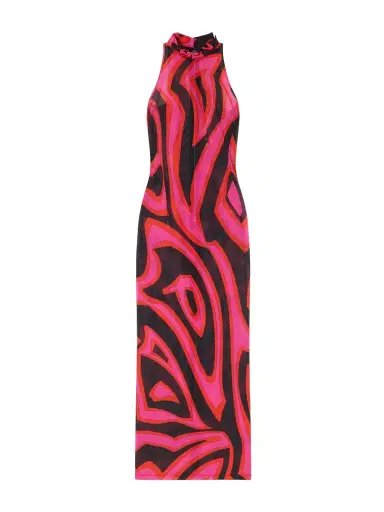 PUCCI Printed Mesh Maxi Dress | Thumbnail 1 PUCCI Printed Mesh Maxi Dress | Thumbnail 1