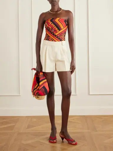 PUCCI Picnic Embellished Bamboo-trimmed Silk-twill Clutch | Thumbnail 3 PUCCI Picnic Embellished Bamboo-trimmed Silk-twill Clutch | Thumbnail 3