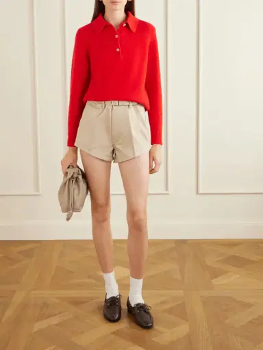 RÙADH The Grier Belted Organic Cotton-twill Shorts | Thumbnail 2 RÙADH The Grier Belted Organic Cotton-twill Shorts | Thumbnail 2