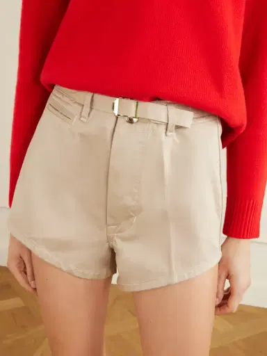 RÙADH The Grier Belted Organic Cotton-twill Shorts | Thumbnail 4 RÙADH The Grier Belted Organic Cotton-twill Shorts | Thumbnail 4