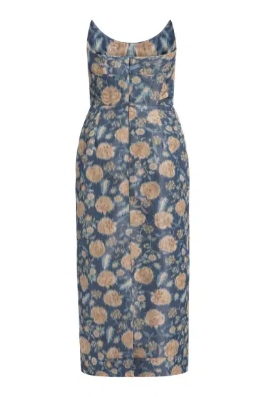 Markarian Cyprus Dusk Marigold Ikat Midi Dress | Thumbnail 2 Markarian Cyprus Dusk Marigold Ikat Midi Dress | Thumbnail 2