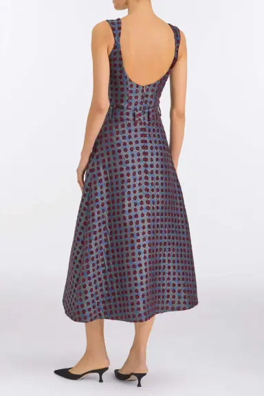 Markarian Frances Teal Tapestry Midi Skirt | Thumbnail 7 Markarian Frances Teal Tapestry Midi Skirt | Thumbnail 7