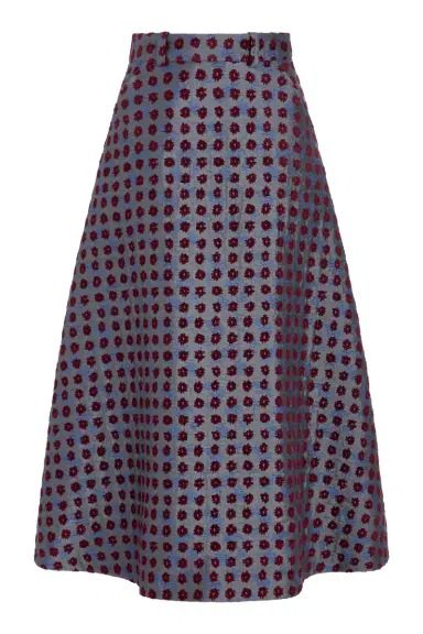 Markarian Frances Teal Tapestry Midi Skirt | Thumbnail 1 Markarian Frances Teal Tapestry Midi Skirt | Thumbnail 1