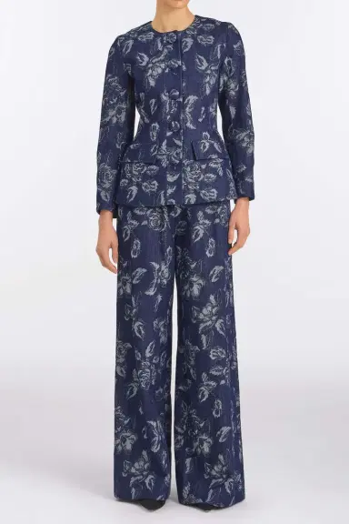 Markarian Ila Floral Denim Trousers | Thumbnail 2 Markarian Ila Floral Denim Trousers | Thumbnail 2