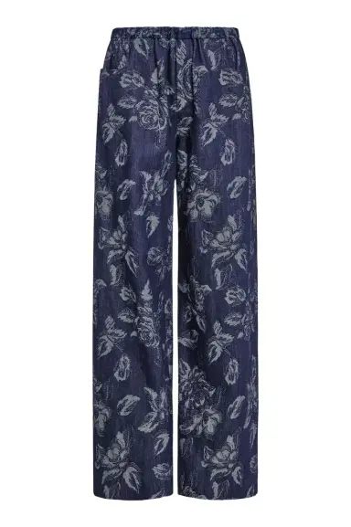 Markarian Ila Floral Denim Trousers | Thumbnail 1 Markarian Ila Floral Denim Trousers | Thumbnail 1