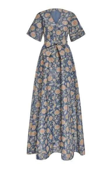Markarian Margaretta Dusk Marigold Ikat Gown | Thumbnail 1 Markarian Margaretta Dusk Marigold Ikat Gown | Thumbnail 1