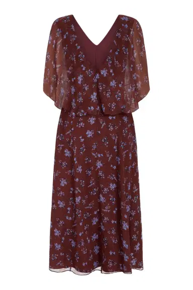 Markarian Marina Maroon Midi Dress | Thumbnail 5 Markarian Marina Maroon Midi Dress | Thumbnail 5