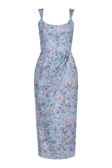Markarian Marla Lace Wrap Skirt Midi Dress | Thumbnail 1 Markarian Marla Lace Wrap Skirt Midi Dress | Thumbnail 1