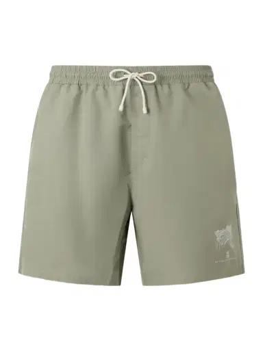 Brunello Cucinelli Straight-Leg Mid-Length Logo-Print Swim Shorts | Thumbnail 1 Brunello Cucinelli Straight-Leg Mid-Length Logo-Print Swim Shorts | Thumbnail 1