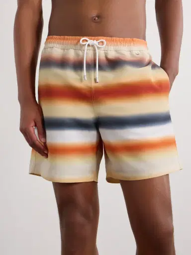 Loewe + Paula's Ibiza Straight-Leg Mid-Length Striped Swim Shorts | Thumbnail 2 Loewe + Paula's Ibiza Straight-Leg Mid-Length Striped Swim Shorts | Thumbnail 2