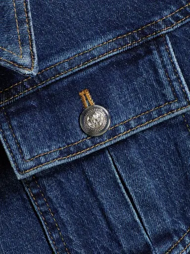 Cinq à Sept Women's Lexie Denim Crop Jacket - Blue Crush Ultramarine - Size XL | Thumbnail 7 Cinq à Sept Women's Lexie Denim Crop Jacket - Blue Crush Ultramarine - Size XL | Thumbnail 7