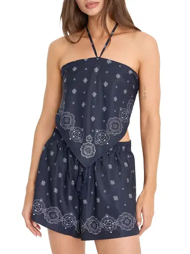 GOOD AMERICAN Women's The Recess Top - Bandana - Size XL | Thumbnail 2 GOOD AMERICAN Women's The Recess Top - Bandana - Size XL | Thumbnail 2