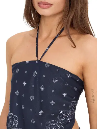 GOOD AMERICAN Women's The Recess Top - Bandana - Size XL | Thumbnail 5 GOOD AMERICAN Women's The Recess Top - Bandana - Size XL | Thumbnail 5