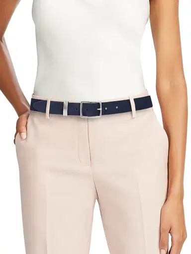 rag & bone Women's X Boyfriend 2.0 Suede Belt - Navy Suede - Size Large | Thumbnail 2 rag & bone Women's X Boyfriend 2.0 Suede Belt - Navy Suede - Size Large | Thumbnail 2