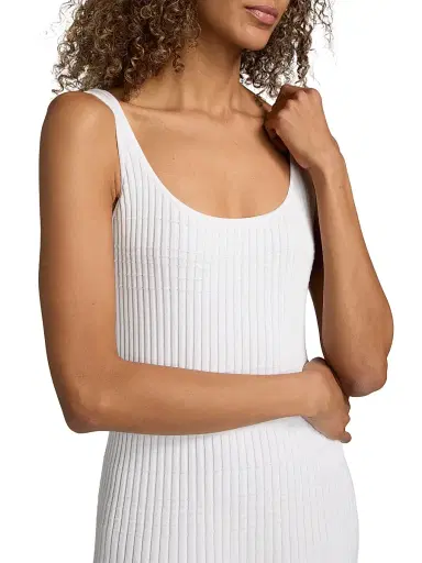 rag & bone Women's Ayan Fringe-Trim Rib-Knit Minidress | Thumbnail 6 rag & bone Women's Ayan Fringe-Trim Rib-Knit Minidress | Thumbnail 6
