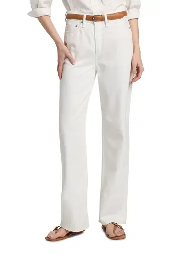 rag & bone Women's Featherweight Sofie Wide-Leg Jeans - White - Size 24 | Thumbnail 3 rag & bone Women's Featherweight Sofie Wide-Leg Jeans - White - Size 24 | Thumbnail 3