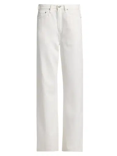 rag & bone Women's Featherweight Sofie Wide-Leg Jeans - White - Size 24 | Thumbnail 1 rag & bone Women's Featherweight Sofie Wide-Leg Jeans - White - Size 24 | Thumbnail 1