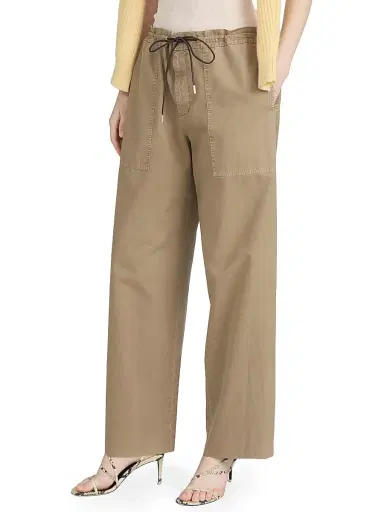 Frame Women's The Gallery Cotton Pants - Army - Size 14 | Thumbnail 5 Frame Women's The Gallery Cotton Pants - Army - Size 14 | Thumbnail 5