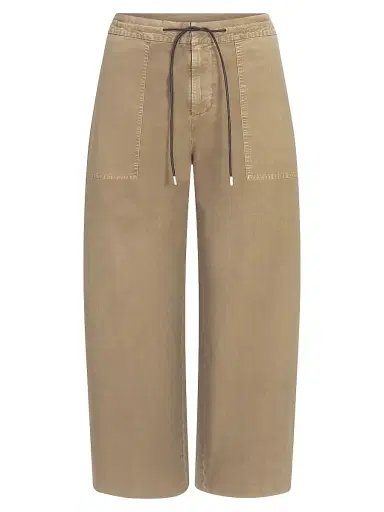 Frame Women's The Gallery Cotton Pants - Army - Size 14 | Thumbnail 1 Frame Women's The Gallery Cotton Pants - Army - Size 14 | Thumbnail 1