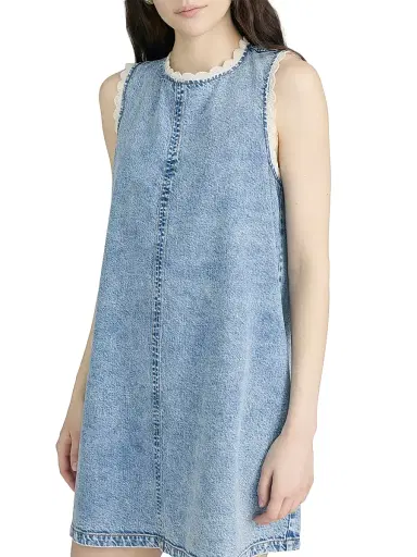 Frame Women's The Crochet Tide Minidress - Dawn | Thumbnail 5 Frame Women's The Crochet Tide Minidress - Dawn | Thumbnail 5
