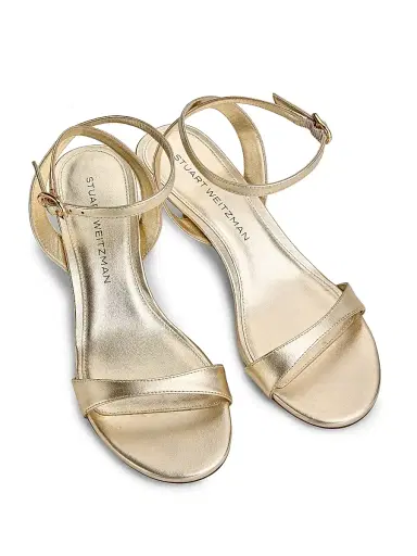 Stuart Weitzman Women's Kellie 50MM Leather Sandals | Thumbnail 4 Stuart Weitzman Women's Kellie 50MM Leather Sandals | Thumbnail 4