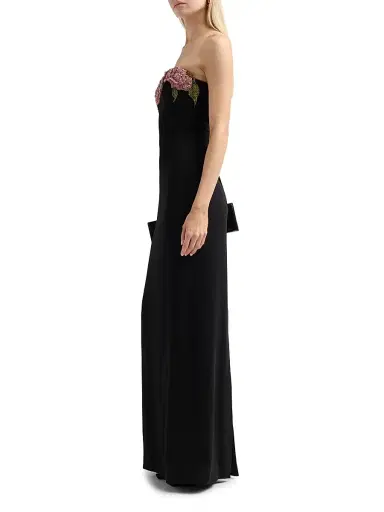 Prabal Gurung Women's Blanca Embellished Strapless Gown - Black | Thumbnail 4 Prabal Gurung Women's Blanca Embellished Strapless Gown - Black | Thumbnail 4