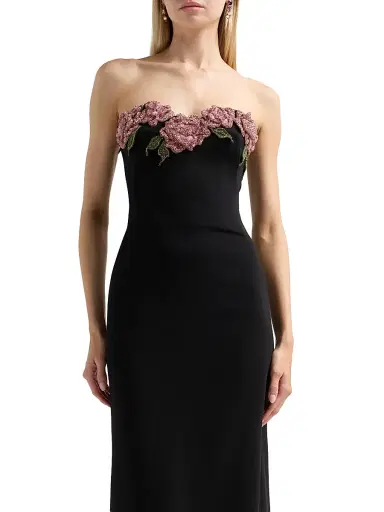 Prabal Gurung Women's Blanca Embellished Strapless Gown - Black | Thumbnail 5 Prabal Gurung Women's Blanca Embellished Strapless Gown - Black | Thumbnail 5