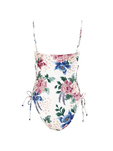 Agua Bendita Women's Posh Ivy Floral Reversible Cut-Out One-Piece Swimsuit | Thumbnail 2 Agua Bendita Women's Posh Ivy Floral Reversible Cut-Out One-Piece Swimsuit | Thumbnail 2