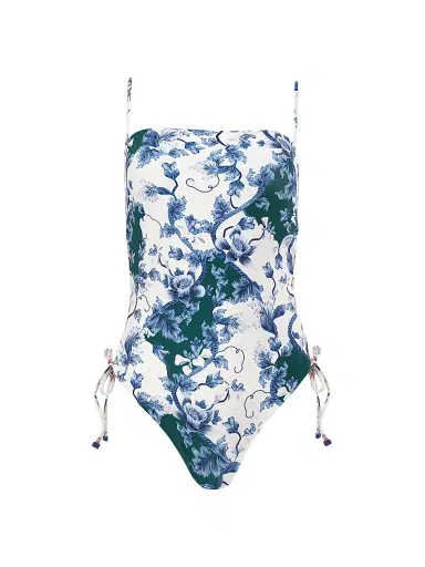 Agua Bendita Women's Posh Ivy Floral Reversible Cut-Out One-Piece Swimsuit | Thumbnail 3 Agua Bendita Women's Posh Ivy Floral Reversible Cut-Out One-Piece Swimsuit | Thumbnail 3