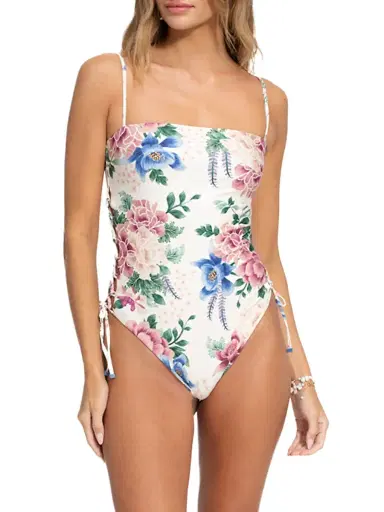 Agua Bendita Women's Posh Ivy Floral Reversible Cut-Out One-Piece Swimsuit | Thumbnail 4 Agua Bendita Women's Posh Ivy Floral Reversible Cut-Out One-Piece Swimsuit | Thumbnail 4