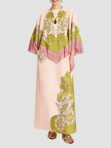 La DoubleJ Women's Mini Poncho - Swathe Placee Pink | Thumbnail 3 La DoubleJ Women's Mini Poncho - Swathe Placee Pink | Thumbnail 3