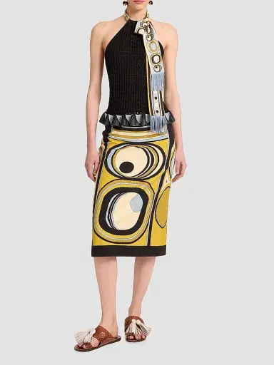 La DoubleJ Women's Pencil Skirt - Sanctuary Placee Gold | Thumbnail 3 La DoubleJ Women's Pencil Skirt - Sanctuary Placee Gold | Thumbnail 3