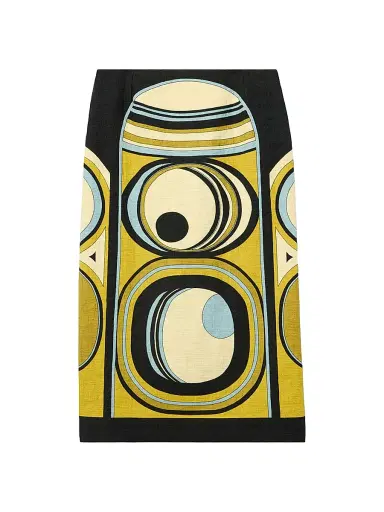 La DoubleJ Women's Pencil Skirt - Sanctuary Placee Gold | Thumbnail 1 La DoubleJ Women's Pencil Skirt - Sanctuary Placee Gold | Thumbnail 1
