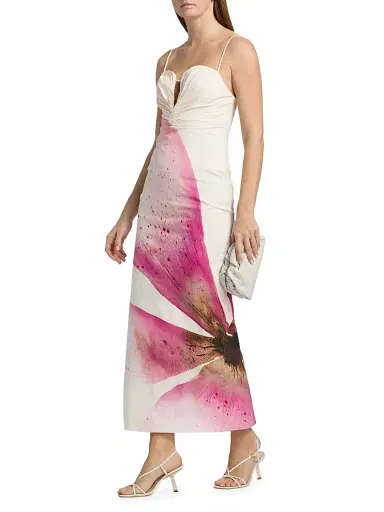 Significant Other Women's Quentin Floral Crinkle Cotton Maxi Dress - Petal Garden - Size 12 | Thumbnail 4 Significant Other Women's Quentin Floral Crinkle Cotton Maxi Dress - Petal Garden - Size 12 | Thumbnail 4