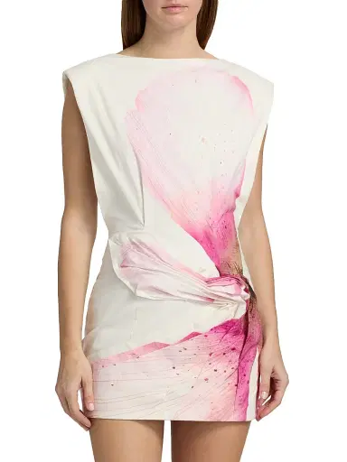 Significant Other Women's Quentin Floral Crinkle Cotton Minidress - Petal Garden - Size 12 | Thumbnail 3 Significant Other Women's Quentin Floral Crinkle Cotton Minidress - Petal Garden - Size 12 | Thumbnail 3