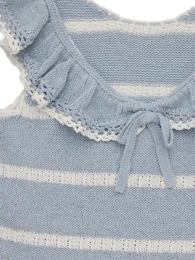 Zimmermann Baby Girl's, Little Girl's & Girl's Indra Striped Knit Top | Thumbnail 3 Zimmermann Baby Girl's, Little Girl's & Girl's Indra Striped Knit Top | Thumbnail 3